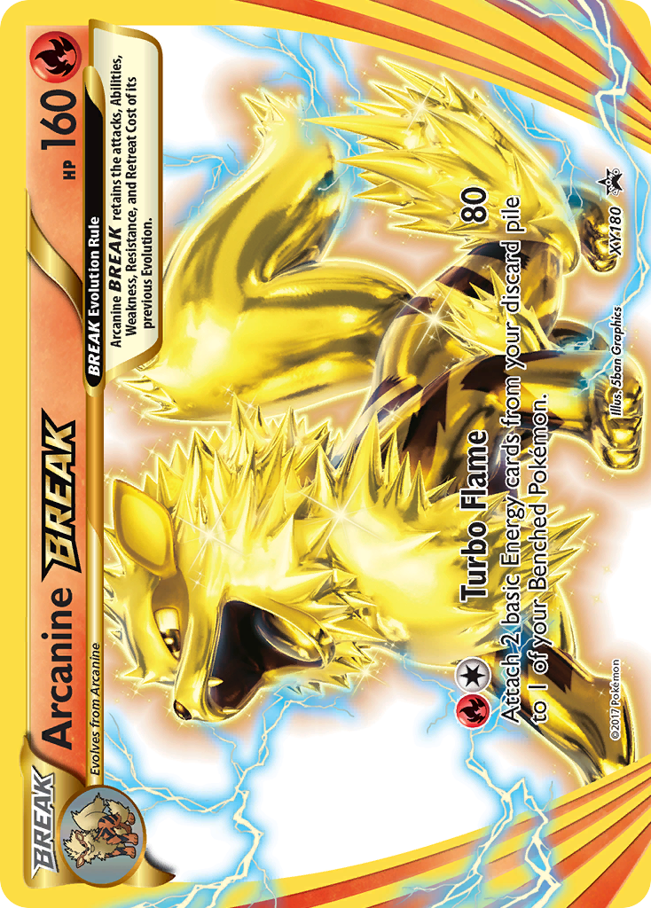XY Promo Arcanine BREAK #180